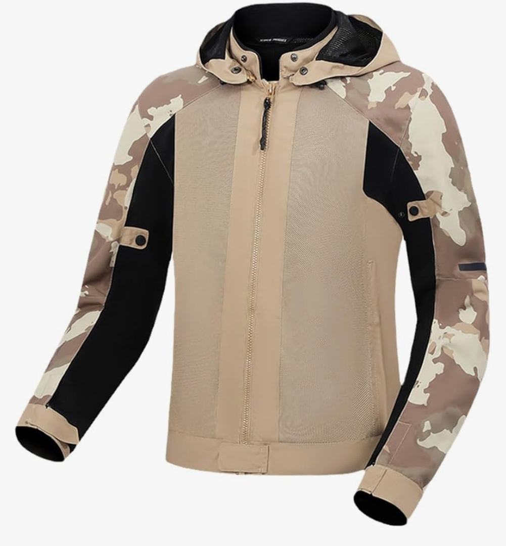 Motorcycle Jacket Mesh Ventilated Jacket Moto Motocross Racing Protective Jackets Anti-Drop Motorcycle Equipment (EU - M, CH - L)