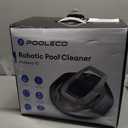 Robotic Pool Cleaner, Pool Vacuum for Above & In-Ground Pool, Dual-Motor Suction, 90Mins Runtime Automatic Self-Parking, 2.5h Fast Charging, Up to 850 Sq.ft, Pooleco S110