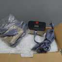 Westinghouse Queen Size Electric Heated Blanket, 10 Heat Levels, 1-12H Auto Off, Fast Heating, Machine Washable, 84x90in, Charcoal (Darkgrey Stripe)