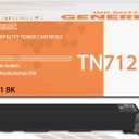 TN712 Toner Cartridge for TN711K TN712K(A3VU030) Toner Cartridge Compatible with C754 C654 754E 654E Toner Page Yield 47200 (1 Pack)