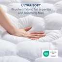 Bedsure Twin XL Mattress Pad - Soft Mattress Topper for College Dorm Room Essentials, Extra Long Twin Quilted Fitted Bed Cover Protector with 8-21 Inches Deep Pocket, Washable, White, 39x80 Inches