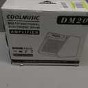Coolmusic DM20 20W Bluetooth Personal Monitor Amplifier Electric Drum Amplifier Speaker,Keyboard Speaker with USB Interface(Including E-Drum Noise-Reduction Cable)