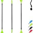 OCEANBROAD Adjustable Kayak Paddle 86in/220cm to 94in/240cm Kayaking Boating Canoeing Oar with Paddle Leash 1 Paddle