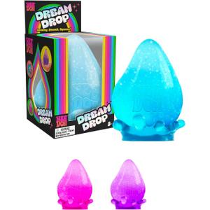 Schylling NeeDoh Dream Drop - Sensory Toy with Groovy Goo Filling - Three Random Colors - Ages 3 and Up - 3 Pack