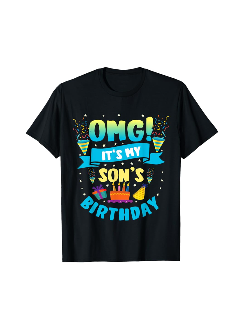 OMG It's My Son Birthday T-Shirt, Size M