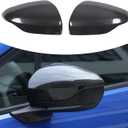 Daeiclru Side Door Rear View Mirror Cover Trim Compatible with Subaru WRX 2022 2023 2024 2025, Left and Right Exterior Rear View Side Door Mirror Cover Cap Accessories (Carbon Fiber Pattern)