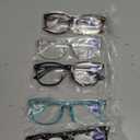 CCVOO 2.5x Reading Glasses for Women, Eye Glasses, Blue Light Readers, Cheaters (*C1 Mix)