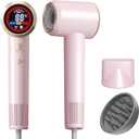 Hair Dryer, High-Speed Ionic Blow Dryer with Diffuser, 150,000 RPM Brushless Motor Blow Dryer for Fast Drying & 500M Negative Ionic Frizz Control, Low Noise Hair Dryers for Women Home Travel