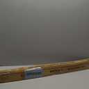 Heavy Duty Double Curtain Rods With Cylindrical Cap Finials 36 to 72" Telescoping 1 Inch Diameter Front and 5/8 Inch Diameter Back Window Drapery Rods, Matte Black