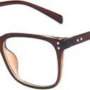 Jcerki Myopia Distance Nearsighted Unisex Glasses +3