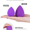 5 x Beauty blender Makeup Sponge beauty blender single pack, Original, Soft, Latex-Free, Reusable, Multipurpose Makeup Sponge for Foundation, Concealer, Eyeshadow, Creams, and More jas Beauty