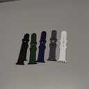 5 Pack Sport Band Compatible with Apple Watch Band 46mm 44mm 45mm 40mm 42mm 38mm 41mm 49mm Men Women, Soft Silicone Waterproof Strap for iWatch Band Series 11 10 9 8 7 6 5 4 3 2 1 SE Ultra