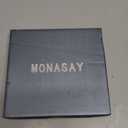 MONASAY Wallet Case Compatible for iPhone 11 Pro Max 5G, 6.5-inch, [Glass Screen Protector Included] [RFID Blocking] Flip Folio Leather Cell Phone Cover with Credit Card Holder, Purple