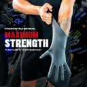 Heavy Duty 6 Mil Black Nitrile Gloves - Disposable, Latex & Powder Free | Mechanic, Food Prep & Tattoo | Rubber Gloves for Cooking, Cleaning & Household | Pack of (100) (M)