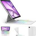 Magic Keyboard Case for iPad Air 11 inch(M4 2026, M3 2025, M2 2024)&iPad Pro 11 Inch(4th/3rd/2nd/1st Gen), iPad Air 5th/4th Gen Case with Keyboard, Floating Cantilever Stand, Multi-Touch Trackpad, Backlit