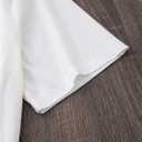 SweatyRocks Women's Floral Top T Shirts Summer Graphic Tees Short Sleeve Crew Neck Tops (White, S)