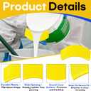 16-Pack Paint Pouring Spout for Universal Bucket, Pint, Quart & Gallon Paint Cans, Reusable Snap-On Paint Can Pour Spout with Anti-Drip Design, Easy to Clean, Fits Metal & Plastic Containers