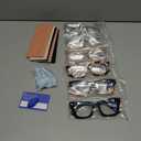 CCVOO 1.75 Style Reading Glasses for Women, Stylish Eyeglasses, Blue Light Readers for Women, Cheaters, (A1 Mix)