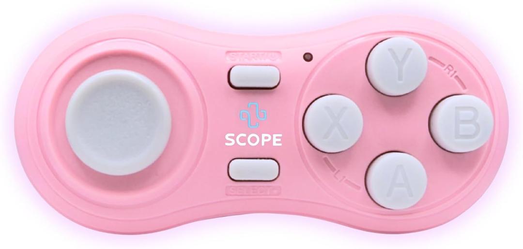 Scope Remote- Remote for Anki. Customizable with Anki Add-on, Compatible with Windows, Mac, iOS, iPad, and Android. Quizlet Compatible, Anki Controller. Pearl Pink, Plus (16-18 Hours Battery)