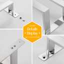 KOKOSIRI Towel Bars Bath Towel Holders 24 Inches Chrome Bathroom 2-Tiers Ladder Towel Rails Wall Mounted Towels Shelves Rack Polished Stainless Steel, B5008CH-L24