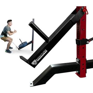 Fitvids Upgraded Adjustable Jammer Arms, Lever Arms, Monolift Attachments Rated 600 LB Per Arm, Fits Racks at All Post Sizes and Hole Sizes, Pair