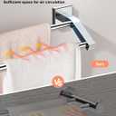 Alise Double Towel Bars, Wall Mount Towel Holder, Heavy Duty SUS304 Stainless Steel, Polished Chrome, 16 Inch