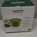 Cuisinart Large Spin Stop Salad Spinner- Wash, Spin & Dry Salad Greens, Fruits & Vegetables, 5qt, CTG-00-SAS1