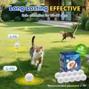 Cat Deterrent Outdoor & Indoor: 10Pack 100% Natural Cat Repellent Essential Oils Ball, Keep Cats Off Lawn, Yard, Plants, Garden, Mulch & Flower Permanently Against Scratch Chew, Keep Cats Away (10Pcs)
