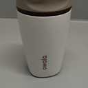 Owala SmoothSip Slider Insulated Stainless Steel Coffee Tumbler, Reusable Iced Coffee Cup, Hot Coffee Travel Mug, BPA Free 12 oz, Vanilla Bean