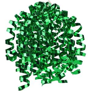 MEEDEE 6 Inch Green Self-Adhesive Christmas Gift Bows, Crimped Curly Ribbon Bows for Gift Wrapping Paper, Bags, and Boxes, Holiday, Everyday, and All-Occasion Decorations (12 Count)