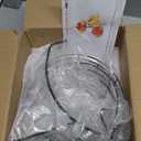 Livabber Fruit Basket Bowl with Banana Hanger, Metal Fruit Vegetable Storage Basket with Banana Holder for Kitchen Counter, Detachable Organizer for Bread Snack Produce (Black, 3Tier Marble Base)