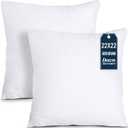 Utopia Bedding Throw Pillows Insert (Pack of 2, White) - 22 x 22 Inches Bed and Couch Pillows - Indoor Decorative Pillow (22x22 Inch)