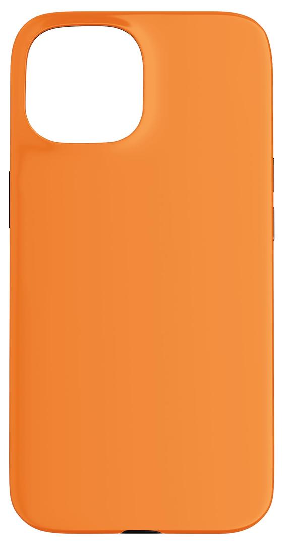 SuydanBox Magnetic for iPhone 15 Case, Compatible with MagSafe, [Screen Protector + Full Camera Protection], Silicone Shockproof Anti-Scratch Protective Phone Case for iPhone 15 6.1", Orange