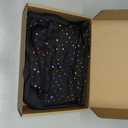 Mepase 70s Disco Boys Kids Outfit Costume Bell Bottom Pants Disco Shirts for Halloween Dress Up (11-12 Years, Black)