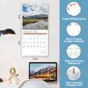 2026 Calendar, Rocky Mountain National Parks 2026 Wall Calendar Starts from January 2026, 11.6 x 24 Inches (Opened), Monthly Wall Planner Hanging with Premium Paper, Ideal for Office or Home, Giftable Present