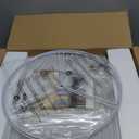 Farmhouse Table Lamps for Bedroom Set of 2, 28" Rustic Bedside Lamp with USB Ports, 3-Way Dimmable Nightstand Table Lamp for Living Room with Linen Drum Shade (Bulbs Included)