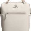 Stanley All Day Madeleine Backpack Soft Cooler 20 Can Cooler with Handle and Shoulder Straps Insulated Travel Bag with Zipper BPA-Free, 14 qt