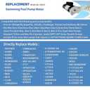 B2853 1 HP, Replaces Century AO Smith Pool Pump Motors,115/230V, 3450 RPM, 13.20/6.6A, 56Y Frame 1.25 Service Factor, Compatible with Pentair Superflo Sta-Rite Whisperflo Jandy Square Flange, LEUNGOO