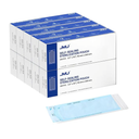 JMU 2000 Self Sealing Sterilization Pouches, 3.5" x 10" Autoclave Bags, 10 Box of 200