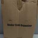 2 Pack Under Sink Organizer, Height Adjustable Pull out Cabinet Organizer, 2 Tier Metal Under Sink Organizer Storage, Sliding Storage Drawer for Kitchen Bathroom Laundry Room Pantry.
Under Sink Organizer