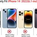 NITITOP Compatible with iPhone 14 Case Cute Clear Glitter [Compatible for MagSafe] Sparkle Bling Magnetic Plating Heart Girl Women Electroplated Frame Camera Protection Back Cover - Silver