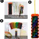 2 x Winlyn 48 Sets 6 Styles Fall Magic Color Scratch DIY Bookmarks Craft Kits Rainbow Scratch Paper with Scratching Tools Ribbons Art Sets for Kids Students Party Favors Classroom Activities