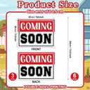 3 Pcs Coming Soon Lawn Yard Sign 15.8" x 11.8" Yard Sign