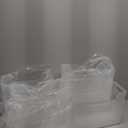 Qunclay 6 Plastic Freezer Organizer Bins with Wheel Set Clear Tall Narrow Kitchen Pantry Organizer Snack Storage Containers for Office Refrigerator(10 x 13.3 x 5.5 Inches)