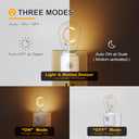 3 x LUMILECT Night Light, Automatic Night Lights Plug into Wall, 2200K Amber Adjustable Brightness, Night Light Plug in with Motion Sensor for Bathroom Hallway Room, I-Type, 1-Pack