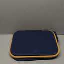 LONBET Laundry Basket with Lid, Made from Breathable Fabric | Aesthetic Clothes Hampers for Laundry with Side Handles & Sturdy Bamboo Frame (26 Gallons - Single, Blue)