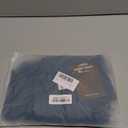 Blue linen wrap skirt, M