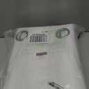 NICETOWN 100% Blackout Window Curtain Panels, Cold and Full Light Blocking Drapes with Black Liner for Nursery, 84 inches Drop Thermal Insulated Draperies (White, 2 Pieces, 52 Wide Each Panel)