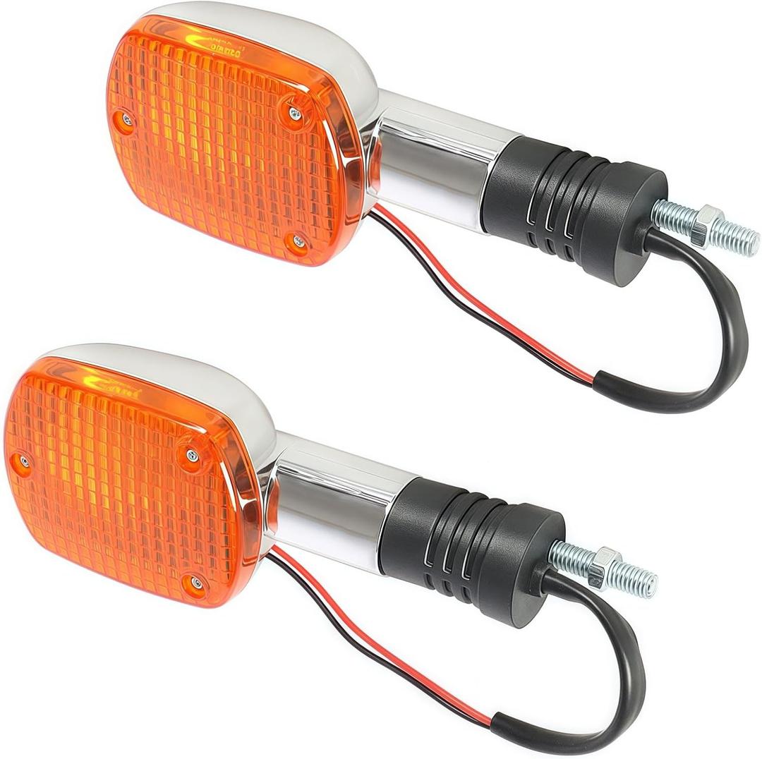 WFLNHB 2 PCS Motorcycle Turn Signals Blinker Light Replacement for Honda VTX Steed Magna 250 400 750