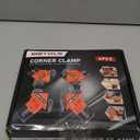 WETOLS Corner Clamp for Woodworking, 90 Degree Right Angle Clamp, Wood Clamps, 4Pcs Adjustable Spring Loaded Woodworking Clamp, Gifts for Dad, Birthday Gifts for Men, Photo Framing, Orange (Orange)